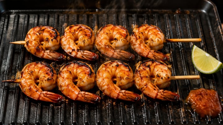 Panang Curry Prawns