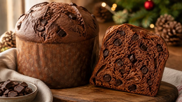 Chocotone: panetone met chocolade