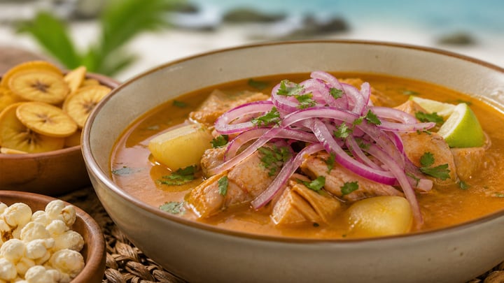 Encebollado: Ecuadoraanse vissoep met cassave