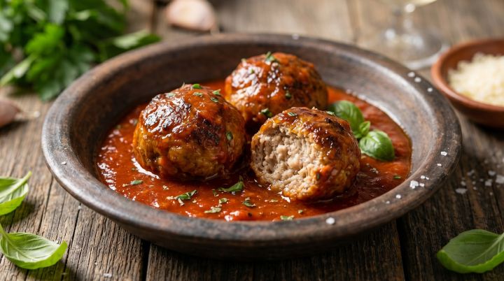 Albóndigas de Carne en Salsa Casera