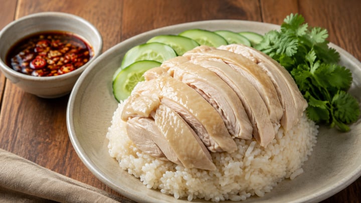 Khao Man Gai: Kyckling med thailändskt ris
