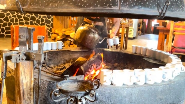 Bergkaffee: feuerländischer Kaffee mit Cognac und Orange