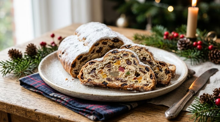Christstollen mit Marzipan nach Dresdner Art