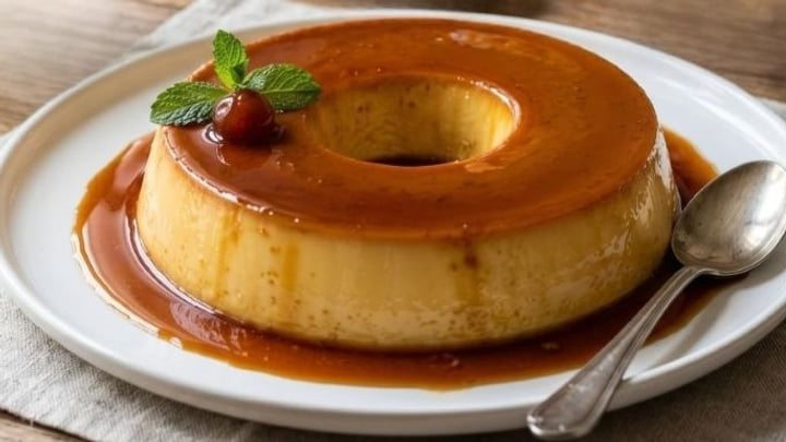 Flan de leche condensada