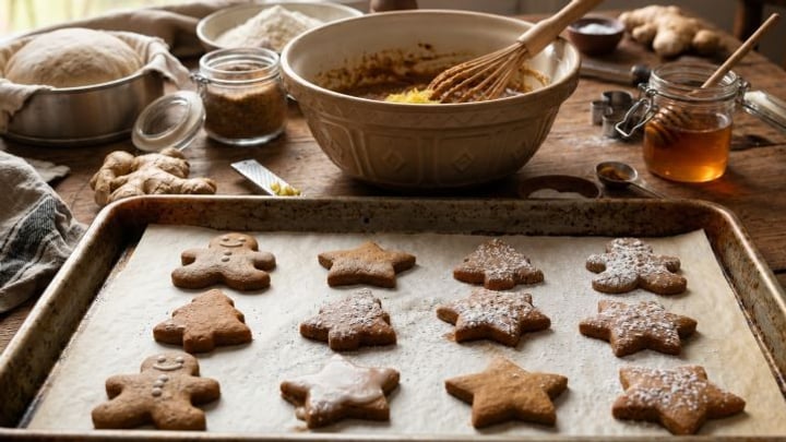 Biscoitos de Gengibre e Mel