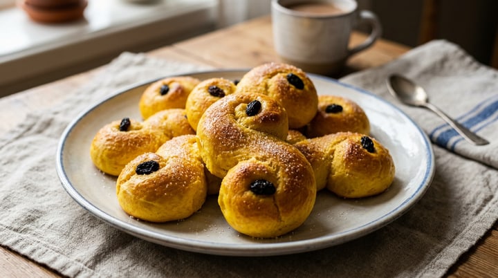 Lussekatter: Swedish Saffron Buns for Saint Lucy