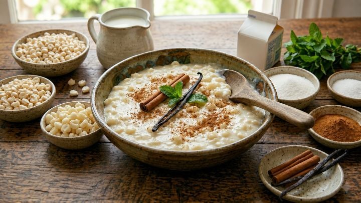 Canjica Tradicional de Milho Branco e Baunilha