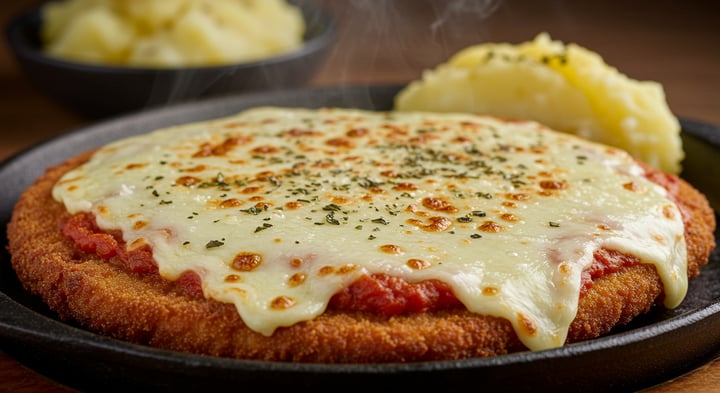 Milanesa à Napolitana (O Clássico Argentino Suculento)