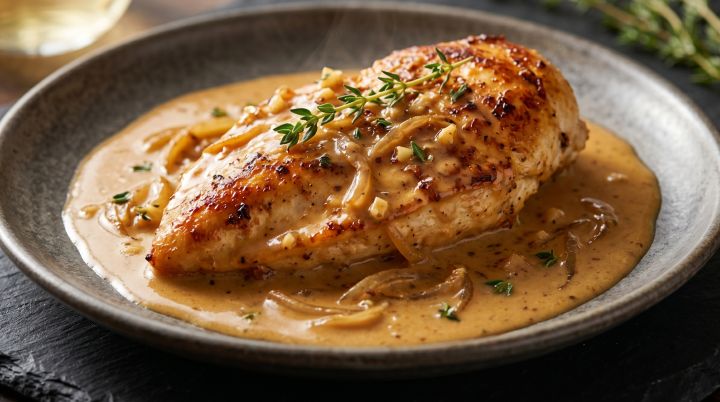 Pechugas de Pollo a la Mostaza
