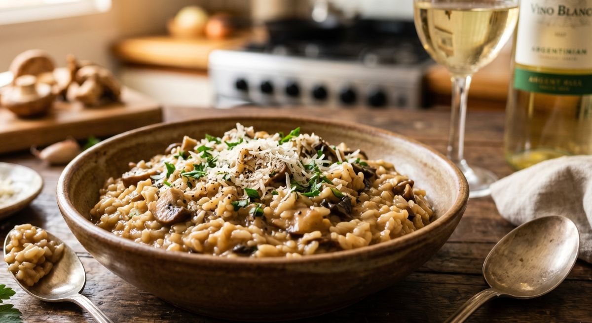 Risotto de Hongos con Mix de Setas