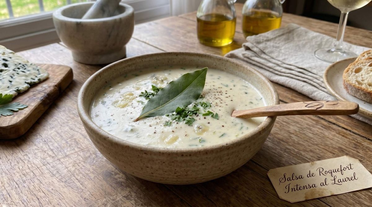 Molho de Roquefort Intenso com Louro