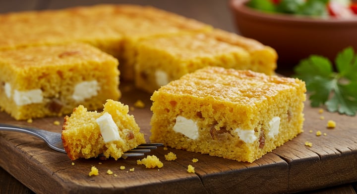 Sopa Paraguaia Tradicional (A Sopa que se Come com Garfo)