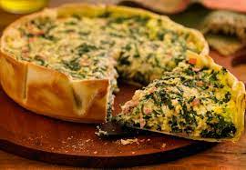 Torta Quiche de Espinafre