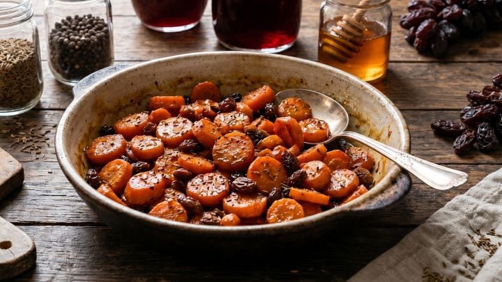 Zanahorias Glaseadas a la Romana con Miel y Comino